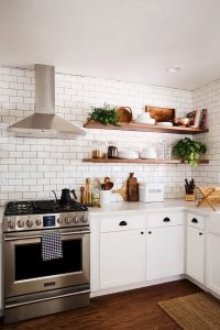 03 Rustic Kitchen With Subway Tiles