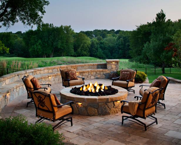 Flagstone Fire Ring